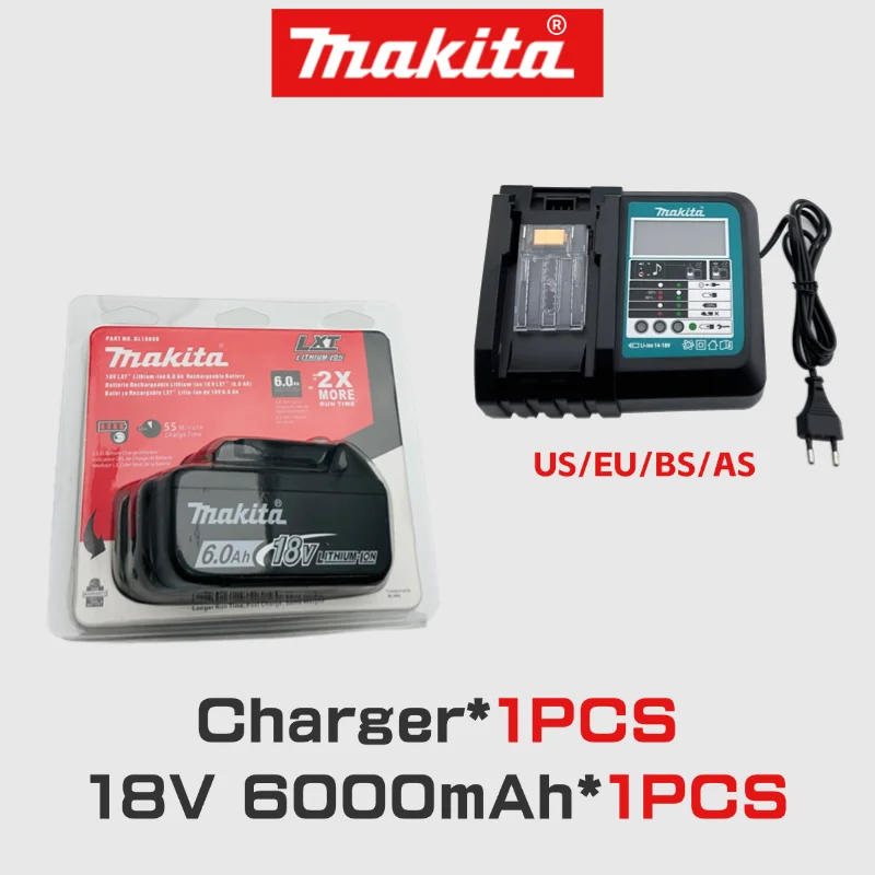 Makita Original Battery,6000mAh Quality Rechargeable Lithium-ion Battery,for Makita 18V LXT Series Power Tools Battery
Makita Original Battery,6000mAh Quality Rechargeable Lithium-ion Battery,for Makita 18V LXT Series Power Tools Battery