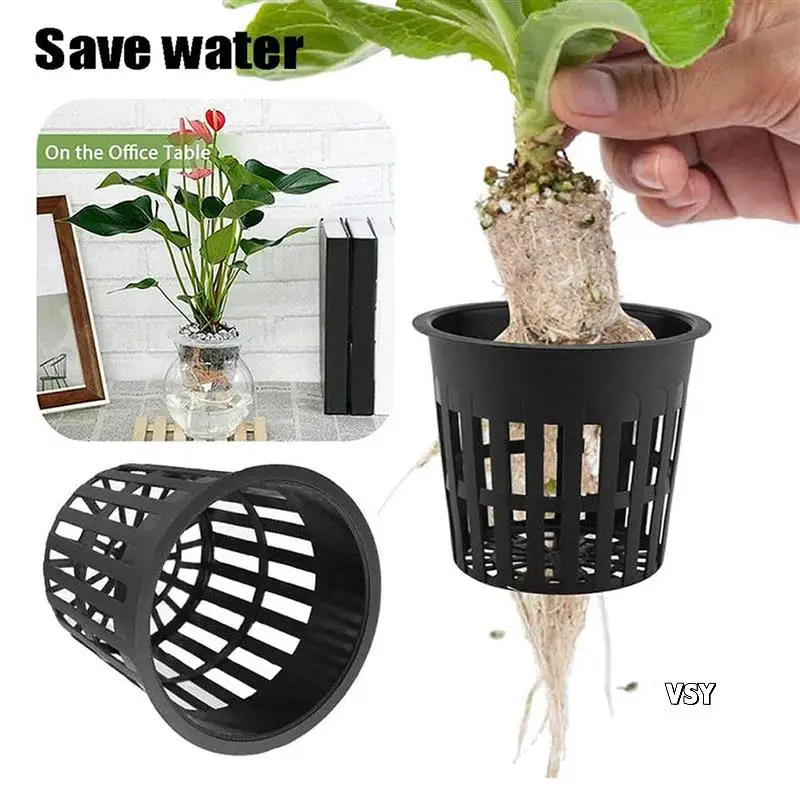 150Pcs Plant Grow Pots Net Nursery Cup Hydroponic Colonization Mesh Plastic Basket Holder Vegetable Planter
150Pcs Plant Grow Pots Net Nursery Cup Hydroponic Colonization Mesh Plastic Basket Holder Vegetable Planter
