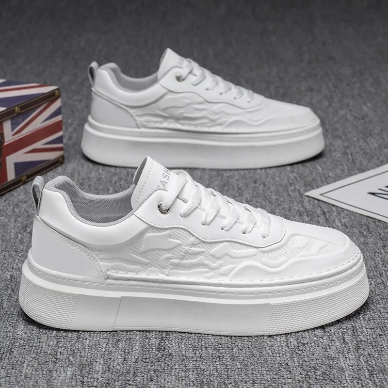 Leather Men Shoes Luxury Platform Sneakers Breathable Leisure Sports Shoes Non-slip Footwear White Man Loafers Tenis Masculino
Leather Men Shoes Luxury Platform Sneakers Breathable Leisure Sports Shoes Non-slip Footwear White Man Loafers Tenis Masculino