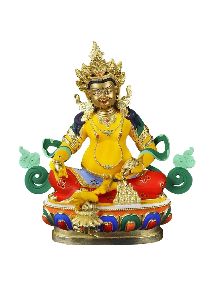 high grade colored draw Buddha statue bless family GOOD luck Yellow Jambhala God of wealth Mammon Buddha Painted Buddha
high grade colored draw Buddha statue bless family GOOD luck Yellow Jambhala God of wealth Mammon Buddha Painted Buddha