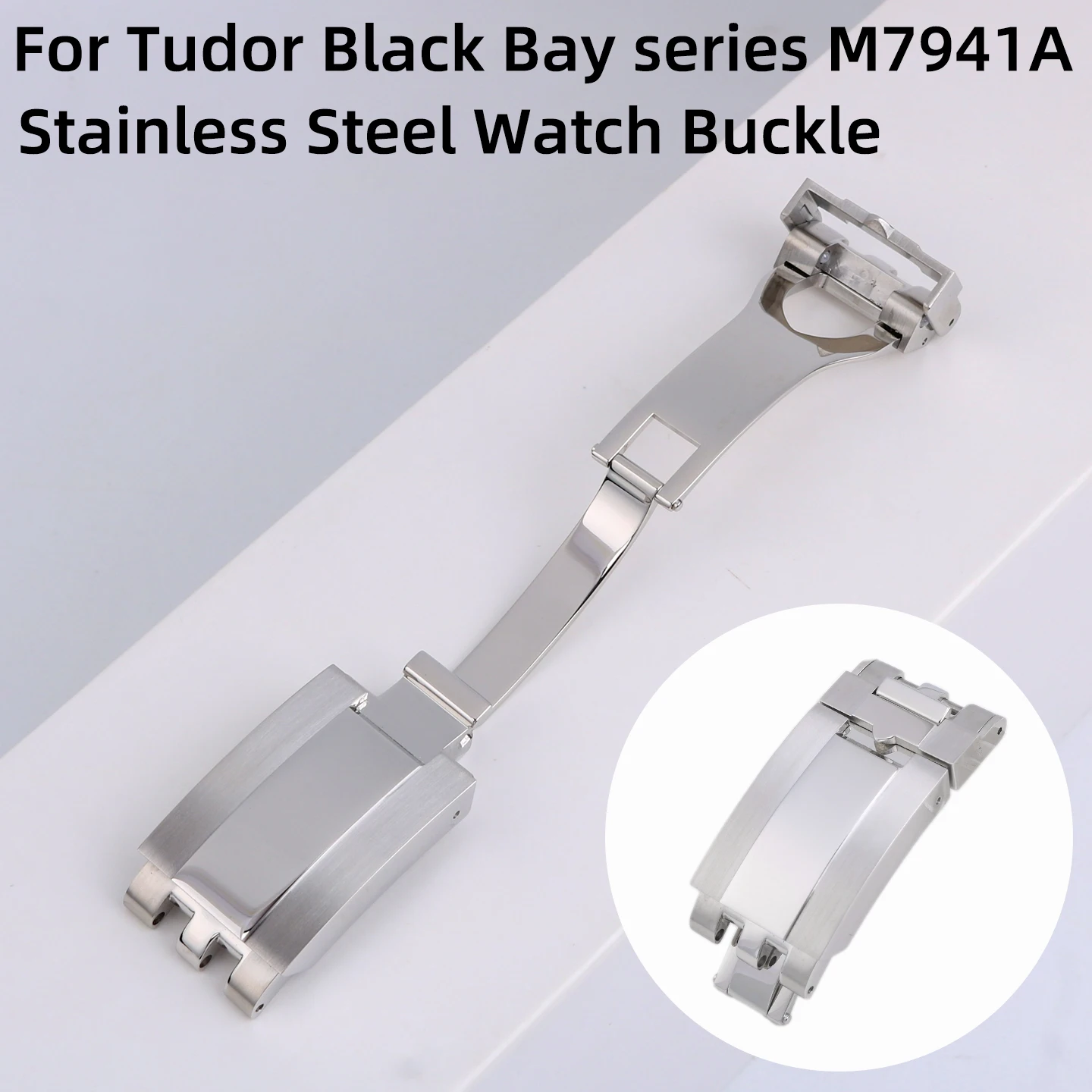 For Tudor Black Bay Series M7941A M79360N Adjustable Watch Band Clasp 18mm Stainless Steel Fine-tuning Folding Buckle
For Tudor Black Bay Series M7941A M79360N Adjustable Watch Band Clasp 18mm Stainless Steel Fine-tuning Folding Buckle
