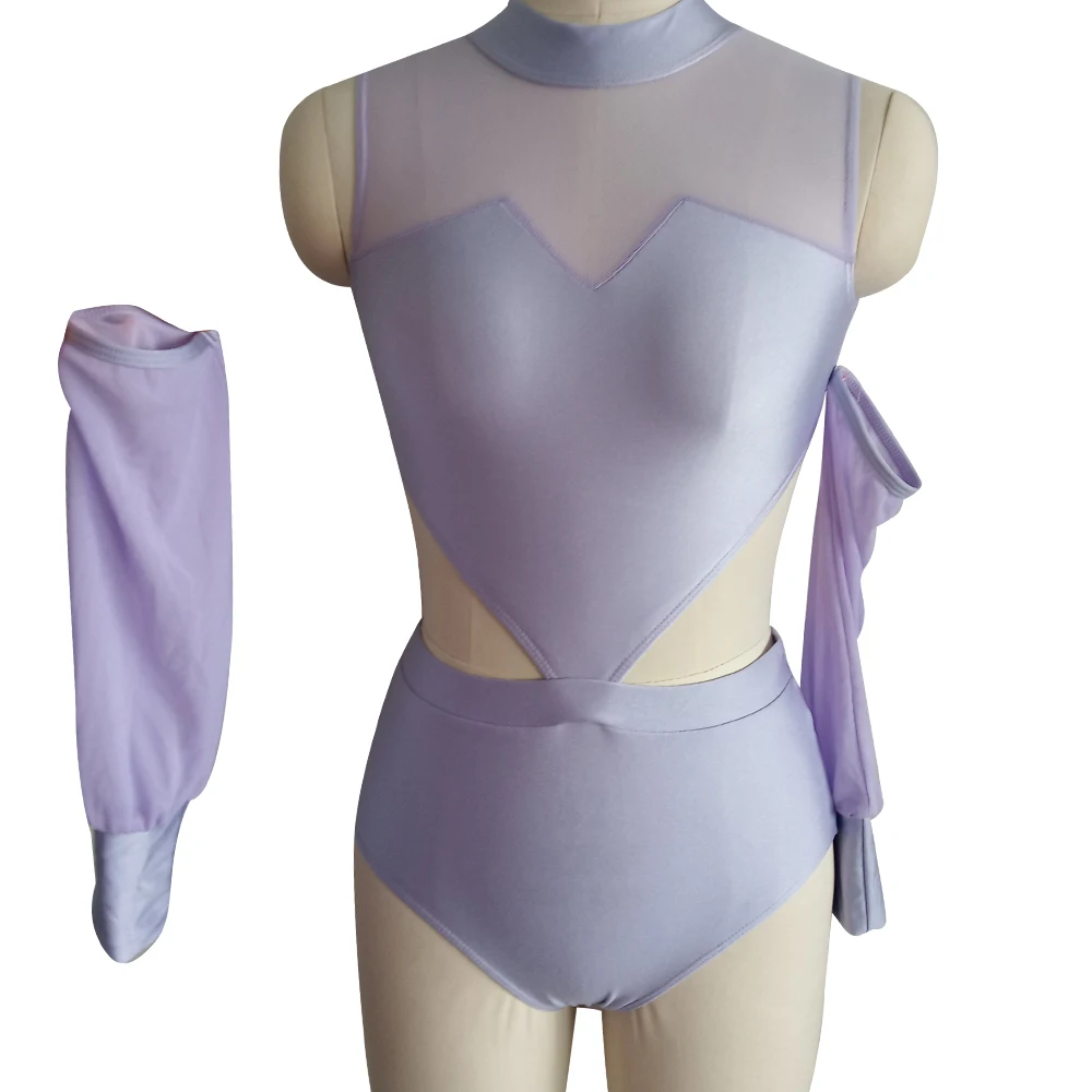 Kids Girls Retail and wholesale nylon mesh modern dance ballet body suit training suit dance school group performance
Kids Girls Retail and wholesale nylon mesh modern dance ballet body suit training suit dance school group performance