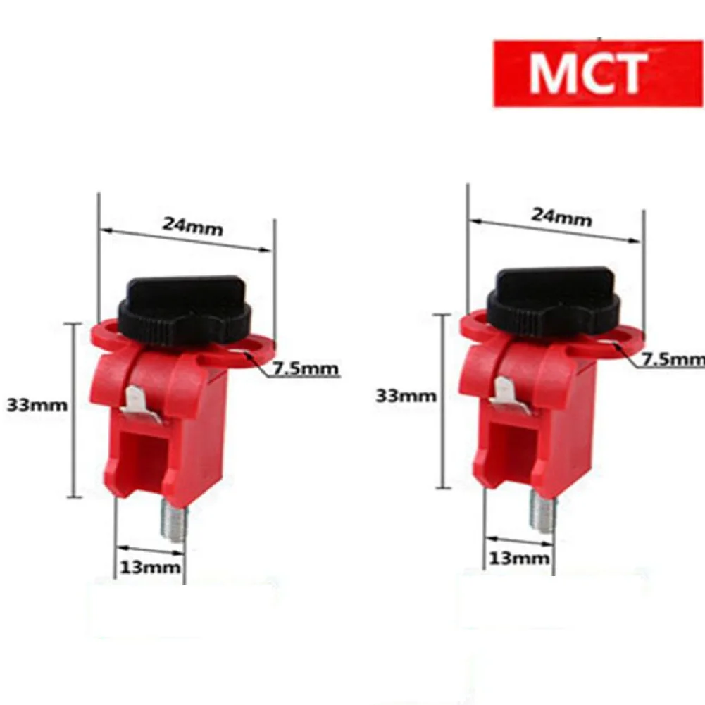 Electrical Maintenance Black Red Circuit Breaker Lock Circuit Breaker Locking Device Locking Device For Household Distribution
Electrical Maintenance Black Red Circuit Breaker Lock Circuit Breaker Locking Device Locking Device For Household Distribution