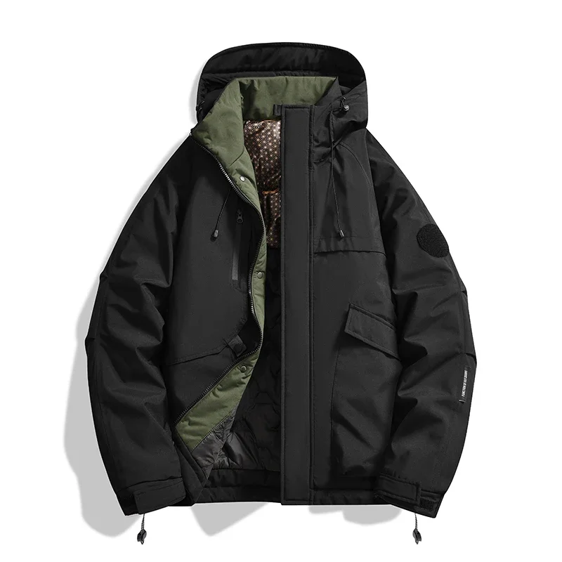 Free shippingThermal Winter Parka for Men, Hooded Windproof Waterproof Jacket, Warm Outdoor Ski Snowboard Coat, Work Anorak
Free shippingThermal Winter Parka for Men, Hooded Windproof Waterproof Jacket, Warm Outdoor Ski Snowboard Coat, Work Anorak