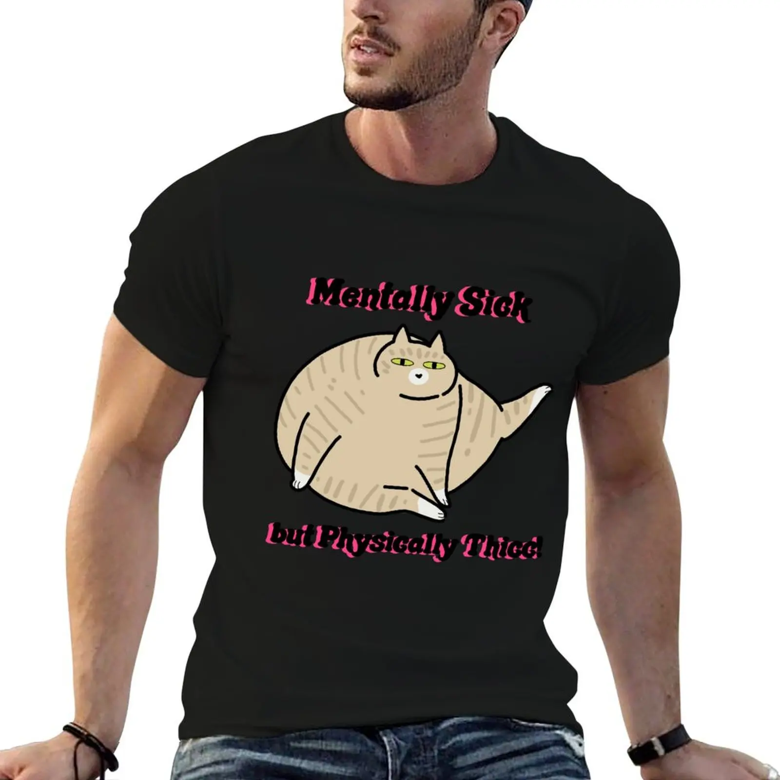 Mentally sick, physically thicc T-Shirt tops graphic t shirt vintage Short sleeve tee men
Mentally sick, physically thicc T-Shirt tops graphic t shirt vintage Short sleeve tee men