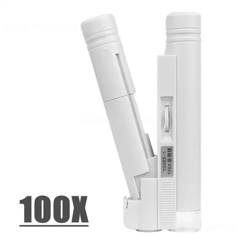 Light Portable Pocket Magnifying Loupe Mini Magnifier Microscope Handheld Foldable LED Jewelry Microscope Lamp
Light Portable Pocket Magnifying Loupe Mini Magnifier Microscope Handheld Foldable LED Jewelry Microscope Lamp