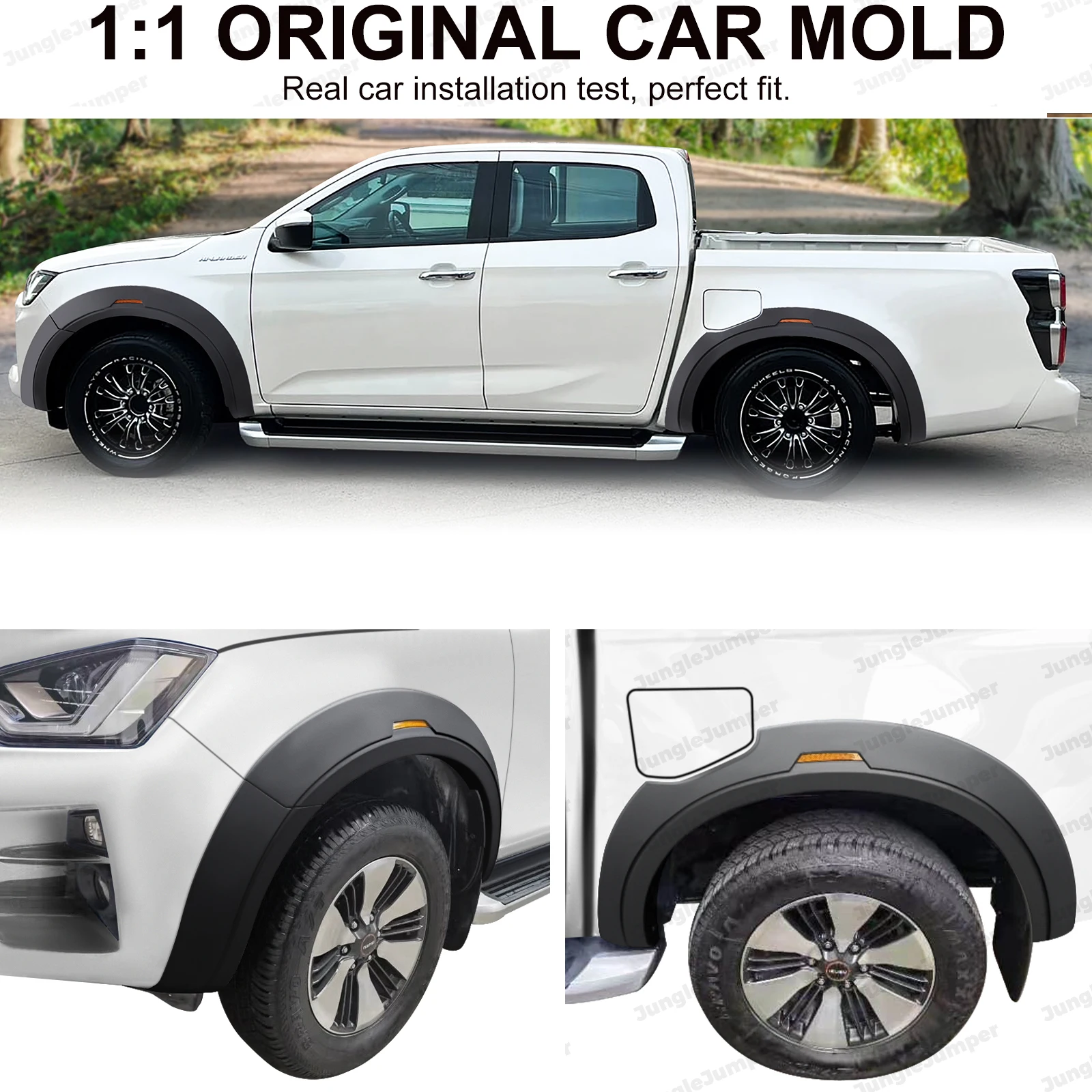 4X4 Pickup Fender Flares For ISUZU D-MAX Dmax 2020-2023 Double Cabin Mudguards with Reflector Wheel Arch Flares Car Accessories
4X4 Pickup Fender Flares For ISUZU D-MAX Dmax 2020-2023 Double Cabin Mudguards with Reflector Wheel Arch Flares Car Accessories