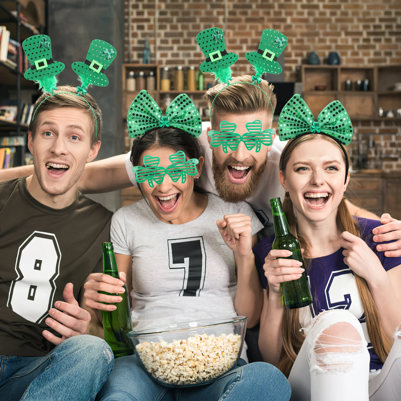 1 Set Patrick'S Day Costume Accessories Necklace Glasses Headbands Stocking Party Supplies Funny Decoration Eyeglasses Bow
1 Set Patrick'S Day Costume Accessories Necklace Glasses Headbands Stocking Party Supplies Funny Decoration Eyeglasses Bow