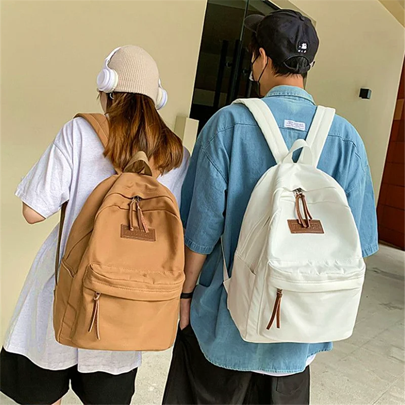 Retro washing canvas schoolbag female college student Korean version of high school student simple retro backpack
Retro washing canvas schoolbag female college student Korean version of high school student simple retro backpack