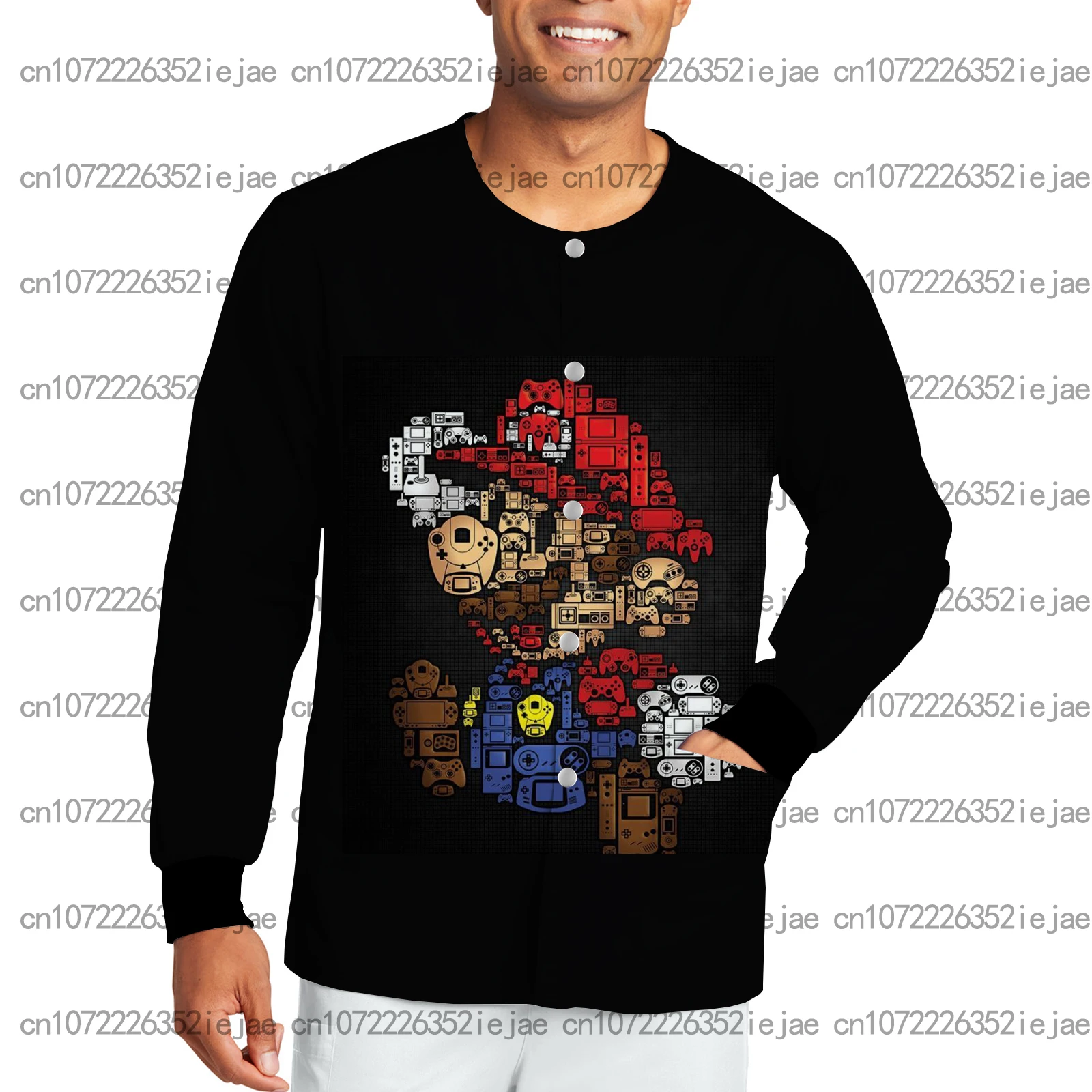 Осенне-зимняя новая мужская куртка-скраб, топ с аниме-принтом, кардиган с круглым вырезом и длинными рукавами, медицинская стоматологическая форма
Осенне-зимняя новая мужская куртка-скраб, топ с аниме-принтом, кардиган с круглым вырезом и длинными рукавами, медицинская стоматологическая форма