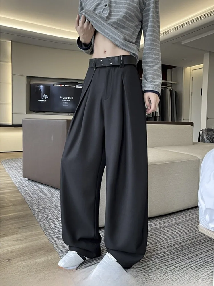 Cleanfit Men's Straight Leg Bell Bot Pants Spring 2026 New High-End Drapey Wide Leg Casual Trousers Polyester Fiber
Cleanfit Men's Straight Leg Bell Bot Pants Spring 2026 New High-End Drapey Wide Leg Casual Trousers Polyester Fiber