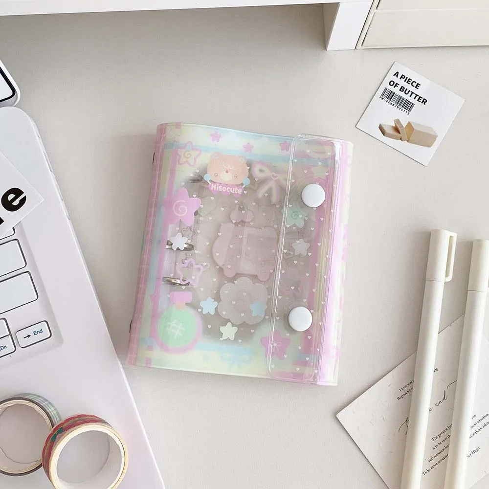 Stationery Spiral Binder Looseleaf Notebook Daily Planner Notebook Cover Paper Refill Bear PVC Binder Inside Page Diary
Stationery Spiral Binder Looseleaf Notebook Daily Planner Notebook Cover Paper Refill Bear PVC Binder Inside Page Diary