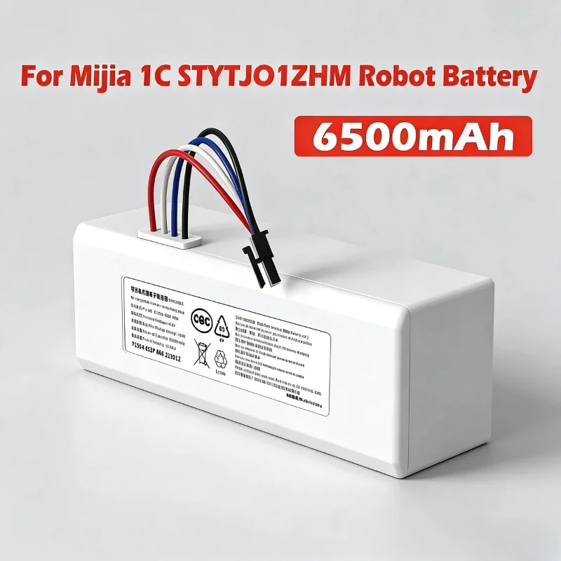 Аккумулятор Li-ion 6500 мАч P1904-4S2P-MM с увеличенным сроком службы, стабильная подача энергии для робота-пылесоса Xiaomi Mijia 1C STYTJ01ZHM, замена
Аккумулятор Li-ion 6500 мАч P1904-4S2P-MM с увеличенным сроком службы, стабильная подача энергии для робота-пылесоса Xiaomi Mijia 1C STYTJ01ZHM, замена
