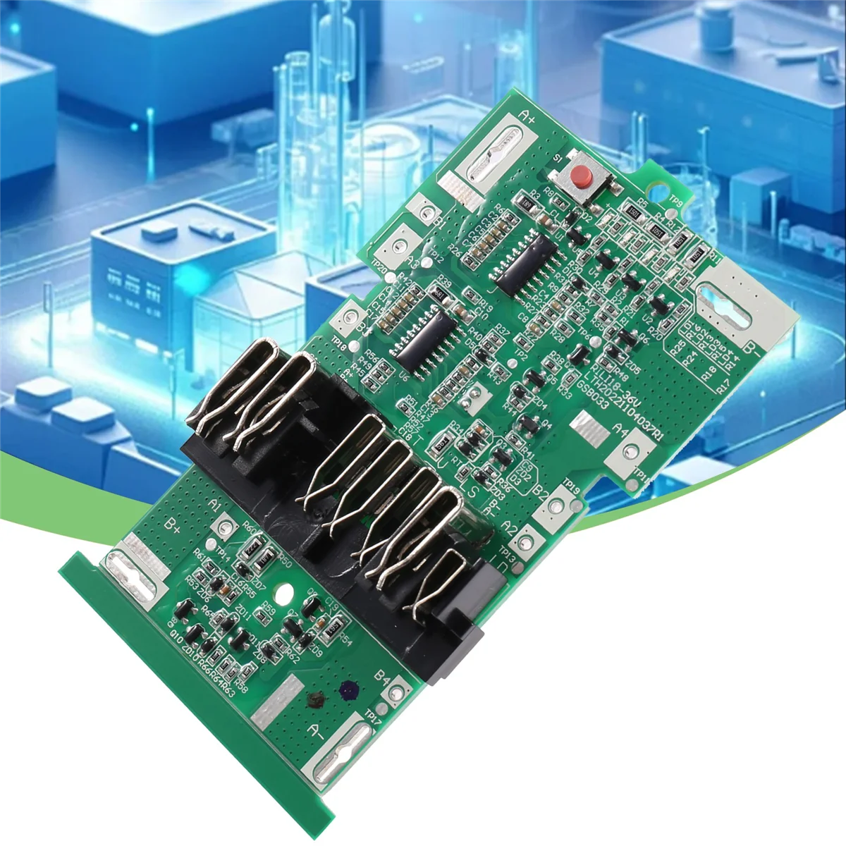 A80IBSL36A18 Lithium-Ion Battery Protection Board PCB Board for Hitachi HIKOKI 36V 18V MultiVolt MV Lithium-Ion Battery
A80IBSL36A18 Lithium-Ion Battery Protection Board PCB Board for Hitachi HIKOKI 36V 18V MultiVolt MV Lithium-Ion Battery