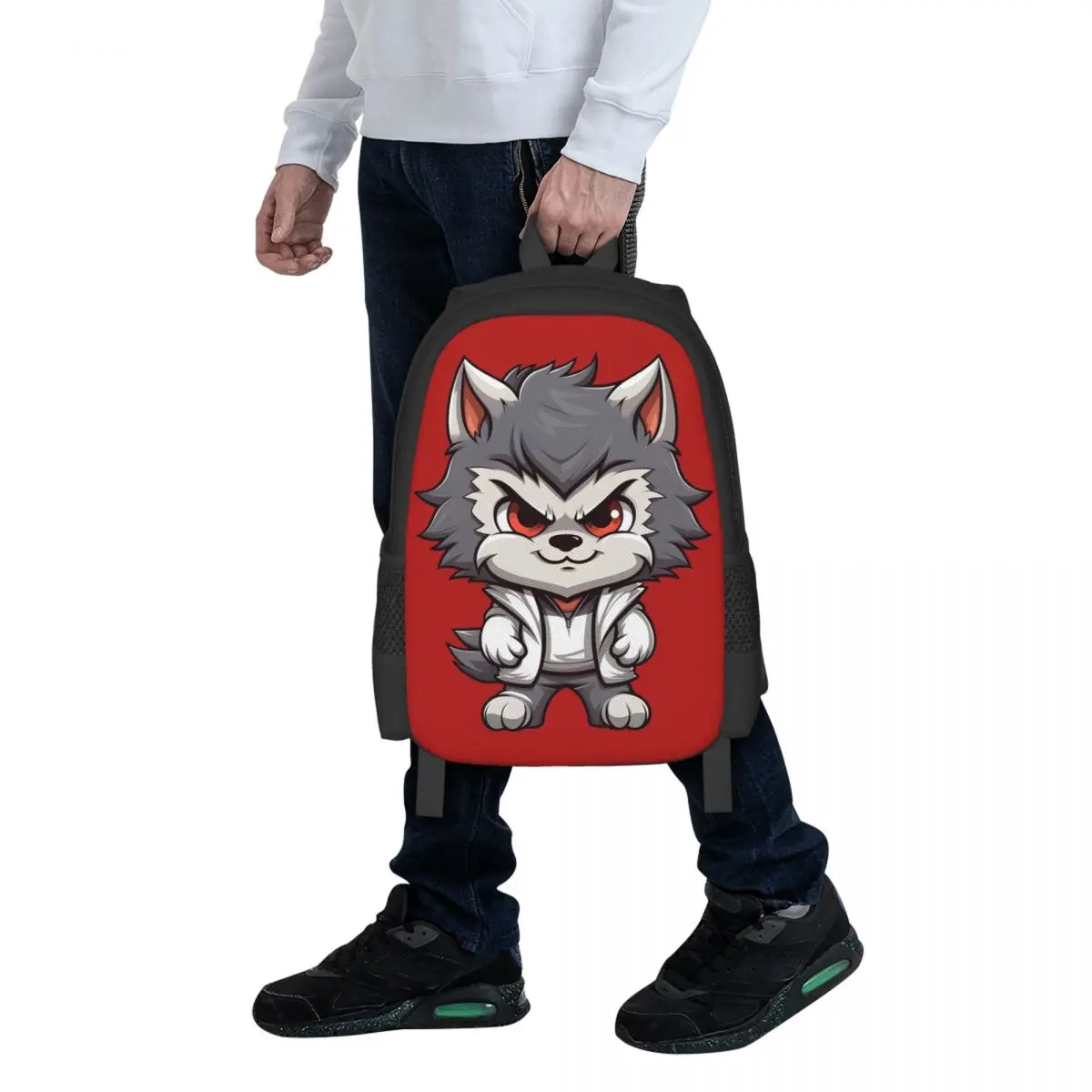 Sweet Werewolf Chibi Character Student Backpack School Bag Hiking Travel Daypack for Boys Girls Fashion Bookbag Shoulder Bags
Sweet Werewolf Chibi Character Student Backpack School Bag Hiking Travel Daypack for Boys Girls Fashion Bookbag Shoulder Bags