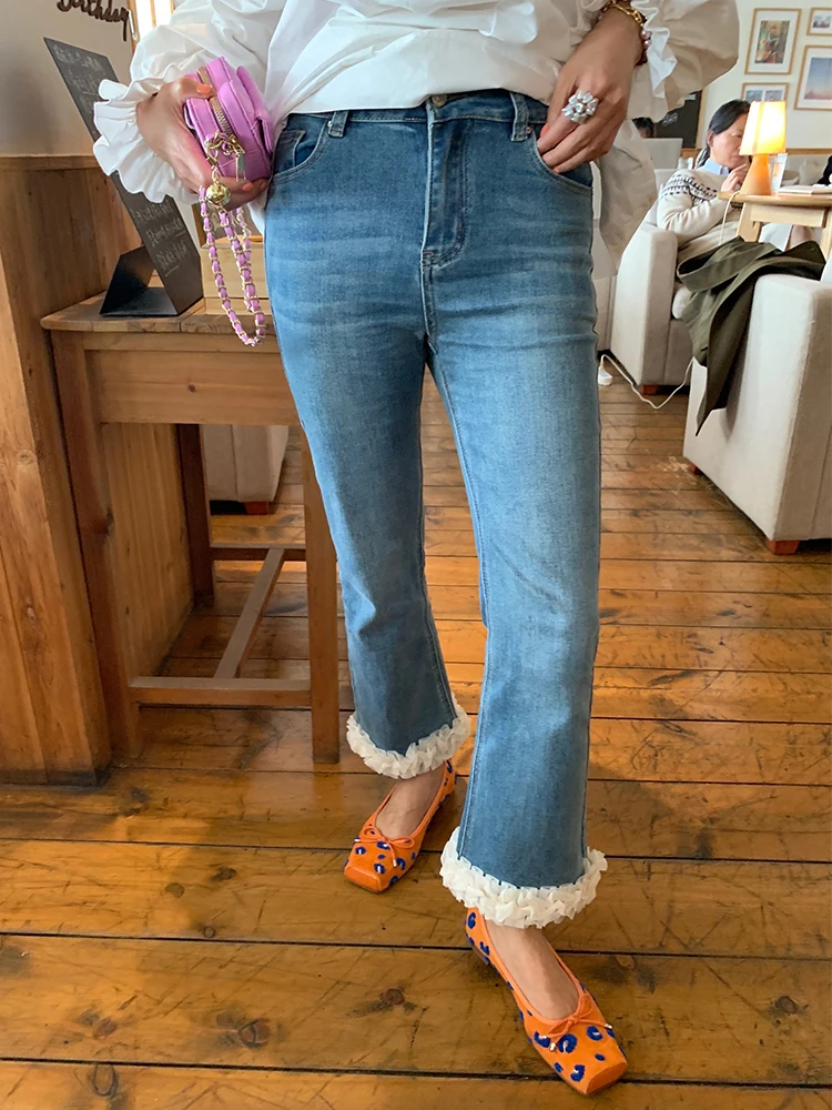 High Waist Straight Leg Jeans Women's Autumn Winter Slim Fit Patchwork Denim Pants Breathable Comfortable Casual Trousers
High Waist Straight Leg Jeans Women's Autumn Winter Slim Fit Patchwork Denim Pants Breathable Comfortable Casual Trousers