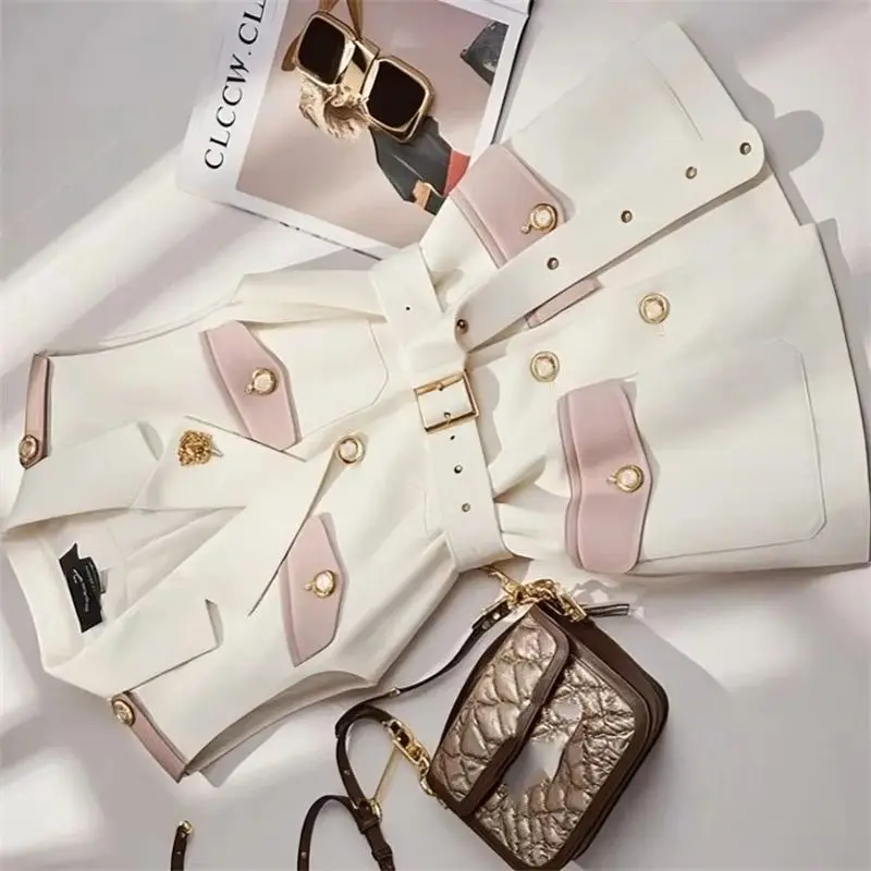 Костюм, жилет, женский весенне-осенний 2025, новый корейский модный повседневный жилет без рукавов в британском стиле, женская куртка, верхняя одежда, топ 
Костюм, жилет, женский весенне-осенний 2025, новый корейский модный повседневный жилет без рукавов в британском стиле, женская куртка, верхняя одежда, топ