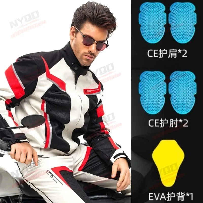 DUHAN Motorcycle Riding Jacket Men's Summer Comfortable Breathable Mesh Four Seasons Anti Fall Protective Safety Jacket
DUHAN Motorcycle Riding Jacket Men's Summer Comfortable Breathable Mesh Four Seasons Anti Fall Protective Safety Jacket