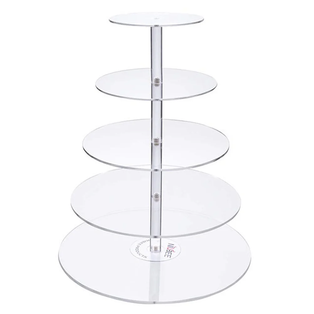 1Pcs Cake Stand Five-Layer Acrylic Cake Display Stand Transparent Round Dessert Display Holder Wedding Birthday Party 
1Pcs Cake Stand Five-Layer Acrylic Cake Display Stand Transparent Round Dessert Display Holder Wedding Birthday Party