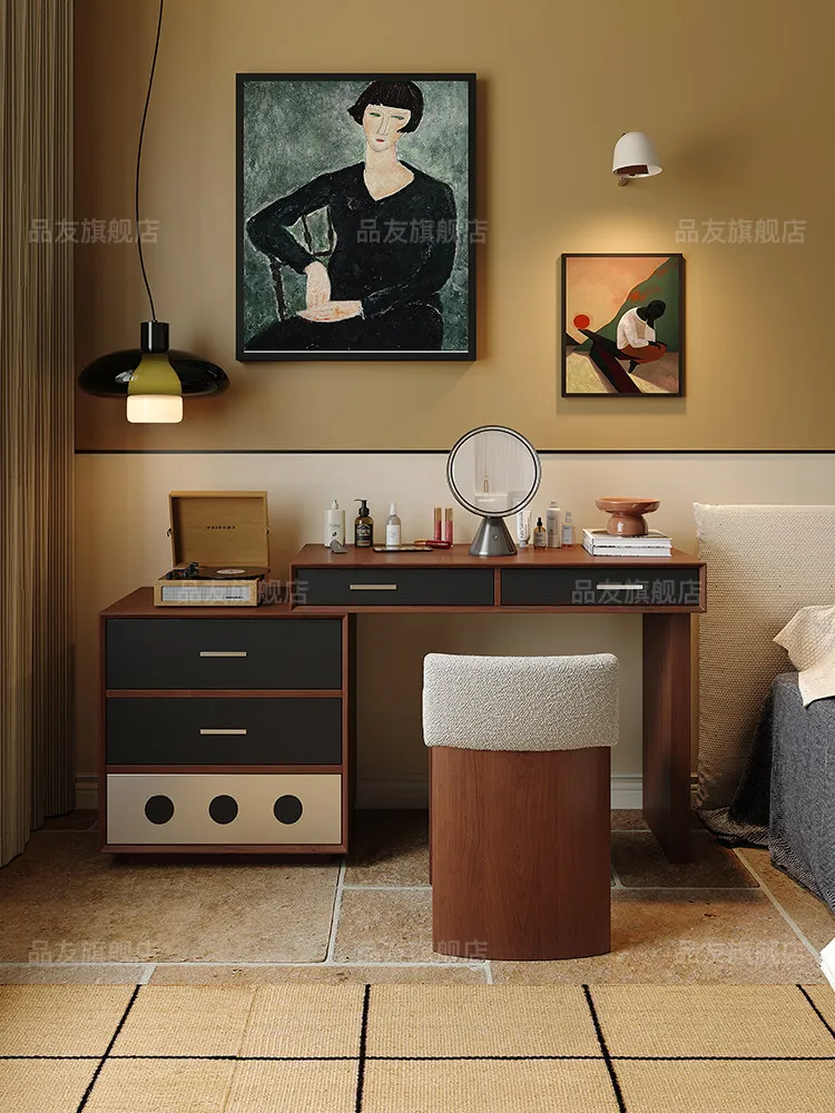 PYJ medieval chest dresser integrated small apartment retro style bedroom dressing cabinet
PYJ medieval chest dresser integrated small apartment retro style bedroom dressing cabinet