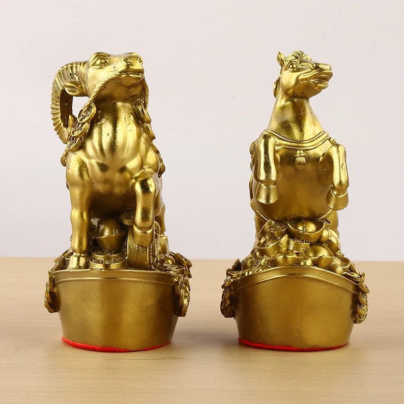 Brass Ornament Year Lucky Charm Craft Zodiac Horse Dog Copper Tiger Ingot Rooster Dragon Rabbit
Brass Ornament Year Lucky Charm Craft Zodiac Horse Dog Copper Tiger Ingot Rooster Dragon Rabbit