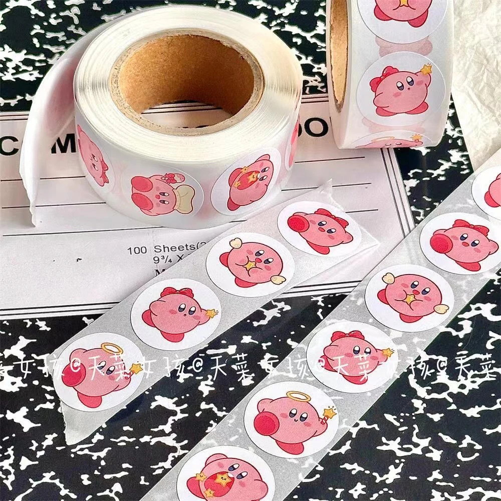 500pcs Cute Anime Kirby Sealing Stickers Kawaii Cartoon DIY Laptop Phone Decals Roll Aesthetic Sticker Children 's Reward Gift
500pcs Cute Anime Kirby Sealing Stickers Kawaii Cartoon DIY Laptop Phone Decals Roll Aesthetic Sticker Children 's Reward Gift