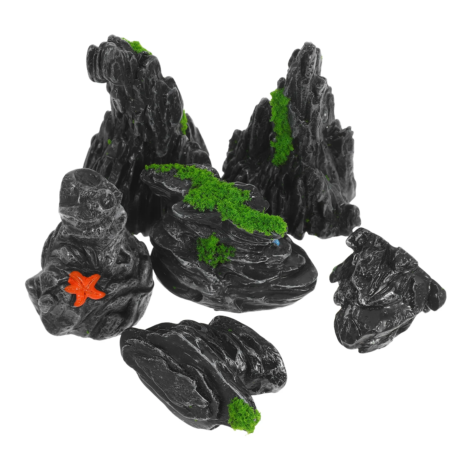 6pcs Creative Ocean-Themed Miniature Aquascaping Rockery Resin Stones Underwater Landscape Decor Fish Tank Bonsai Displays
6pcs Creative Ocean-Themed Miniature Aquascaping Rockery Resin Stones Underwater Landscape Decor Fish Tank Bonsai Displays