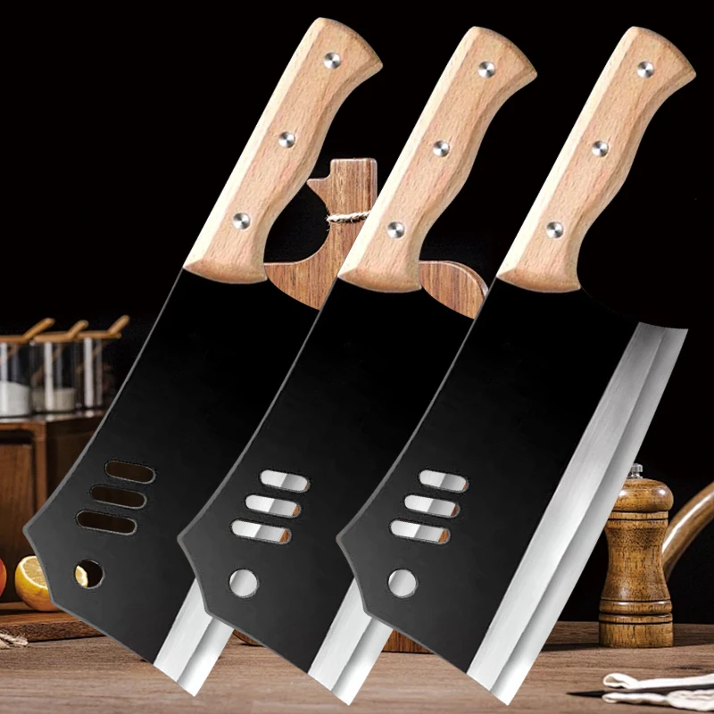 High Carbon Steel Chopping Knife Household Bone Chopping Knife Thickened Two-in-one Kitchen Knife Stainless Steel Meat Cleaver
High Carbon Steel Chopping Knife Household Bone Chopping Knife Thickened Two-in-one Kitchen Knife Stainless Steel Meat Cleaver
