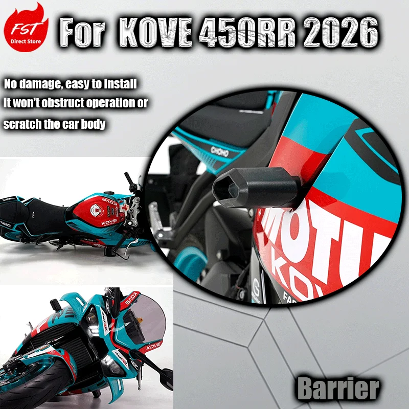 Fits 2026 New KOVE 450RR Crash Bar, Isle of Man 2nd Gen Racing Anti-Fall Sliders
Fits 2026 New KOVE 450RR Crash Bar, Isle of Man 2nd Gen Racing Anti-Fall Sliders