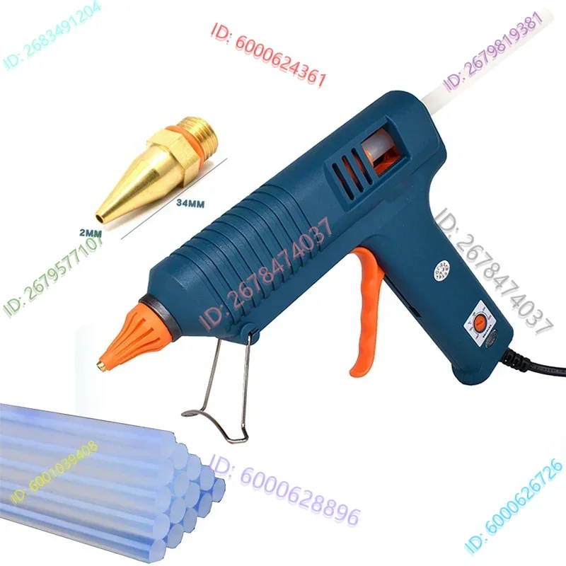 150W Copper Nozzle Hot Melt Glue Gun Adjustable Temperature Fit 11mm Glue Sticks Professional Indusrial Adhesive Glue Gun
150W Copper Nozzle Hot Melt Glue Gun Adjustable Temperature Fit 11mm Glue Sticks Professional Indusrial Adhesive Glue Gun
