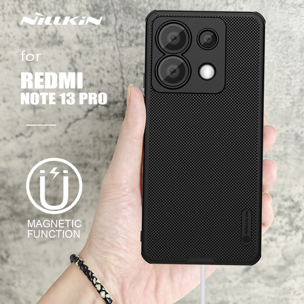 Чехол Nillkin для Xiaomi Redmi Note 13 Pro 5G, супер матовый защитный чехол с магнитной защитой для Redmi Note 13 Pro 5G, чехол
Чехол Nillkin для Xiaomi Redmi Note 13 Pro 5G, супер матовый защитный чехол с магнитной защитой для Redmi Note 13 Pro 5G, чехол