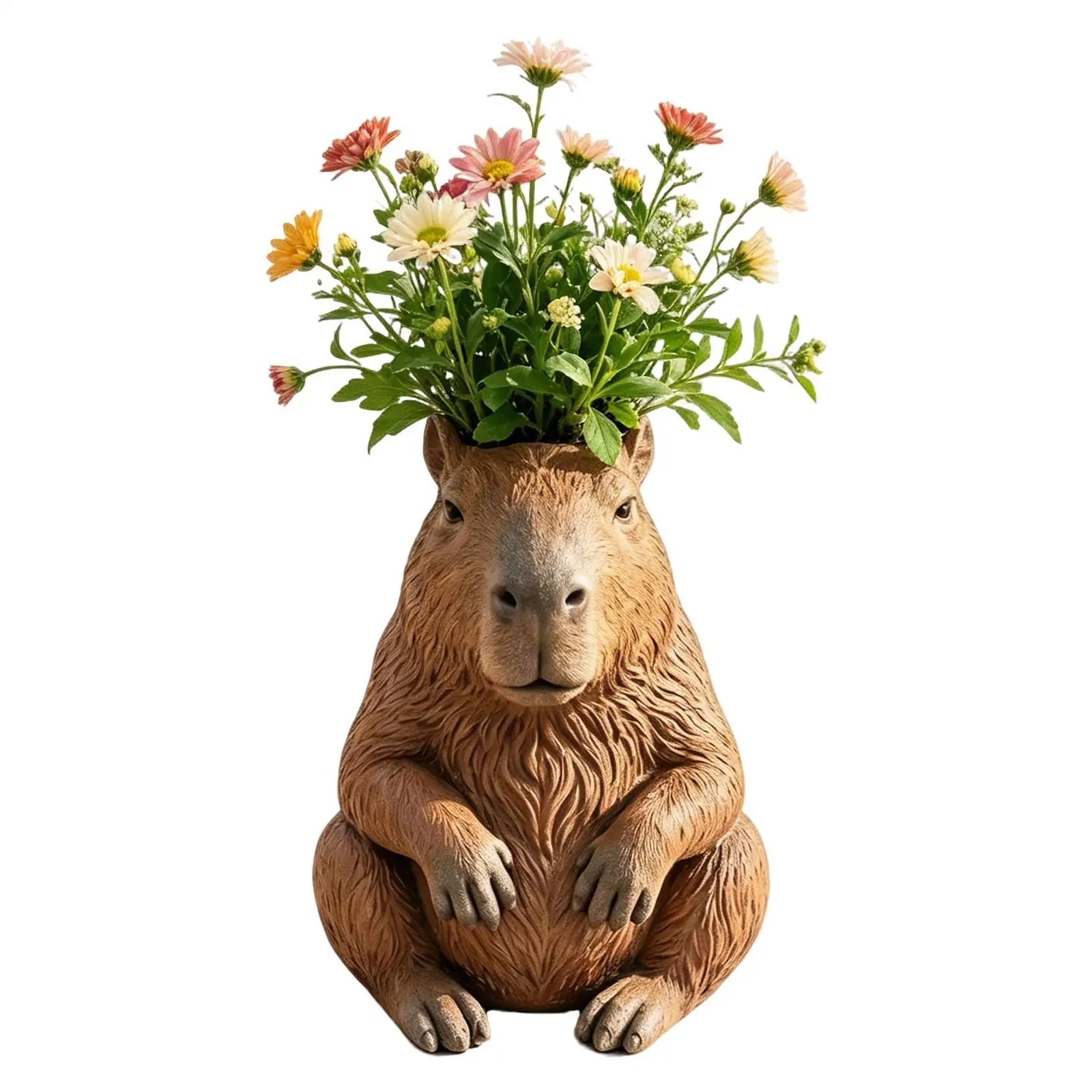 Resin Capybara Cute Small Garden Decor Small Succulents Plant Flowerpot Indoor Plant Animal Planters Vase For Indoor Outdoor
Resin Capybara Cute Small Garden Decor Small Succulents Plant Flowerpot Indoor Plant Animal Planters Vase For Indoor Outdoor