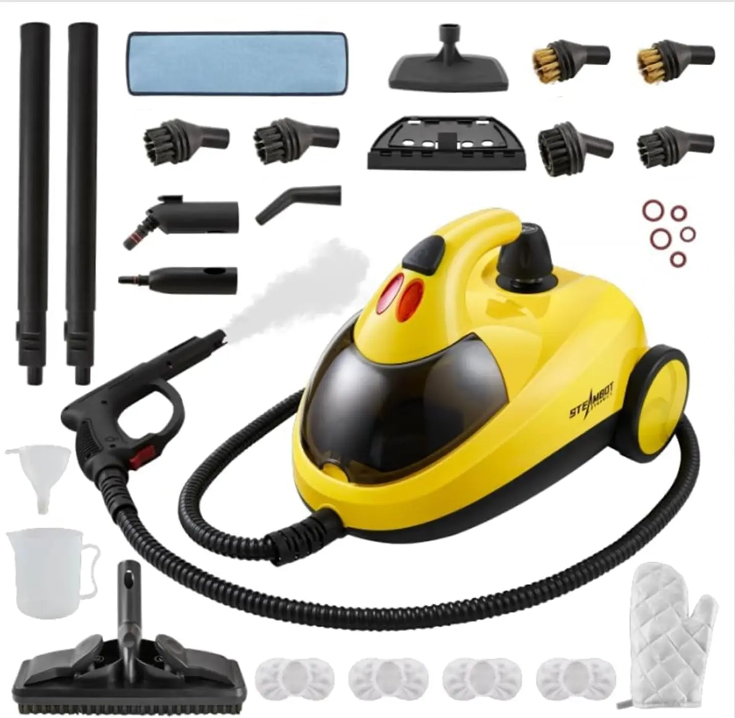 Heavy Duty Steam Cleaner with 2L Large Water Tank 28 in 1 Multipurpose steam cleaner for home High Temperature Deep Cleaning
Heavy Duty Steam Cleaner with 2L Large Water Tank 28 in 1 Multipurpose steam cleaner for home High Temperature Deep Cleaning