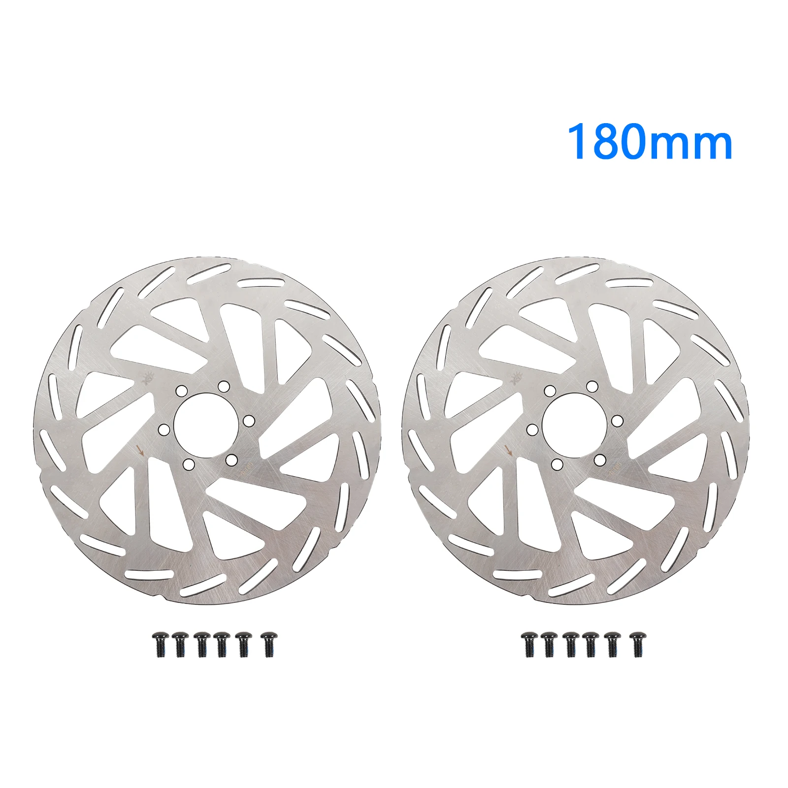 180mm Bike Disc Brake Rotor with 6 Bolts, Bicycle Brakes Stainless Steel Rotors, Thickness 3mm, for E-Bike MTB
180mm Bike Disc Brake Rotor with 6 Bolts, Bicycle Brakes Stainless Steel Rotors, Thickness 3mm, for E-Bike MTB