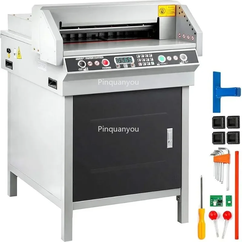 Ruicai Electron Full Automatic 450VS Electric Paper Cutter Machine Factory Always in Stock 500 units
Ruicai Electron Full Automatic 450VS Electric Paper Cutter Machine Factory Always in Stock 500 units