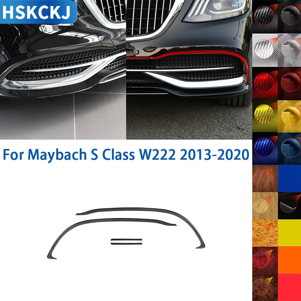 For Maybach S Class W222 2013-2020 Car Accessories Carbon Fiber Front Lip Panel Trim Strip Exterior Sticker Modification
For Maybach S Class W222 2013-2020 Car Accessories Carbon Fiber Front Lip Panel Trim Strip Exterior Sticker Modification