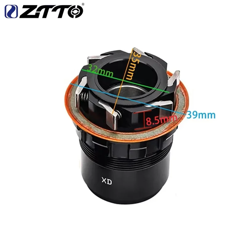 ZTTO 6 Pawls Freehub Body MTB Road Hub Driver for The ZTTO R1/M1, 6-Bolt HGR/HG/MS, 10x135 QR / 12x142 148 Thru Axle
ZTTO 6 Pawls Freehub Body MTB Road Hub Driver for The ZTTO R1/M1, 6-Bolt HGR/HG/MS, 10x135 QR / 12x142 148 Thru Axle