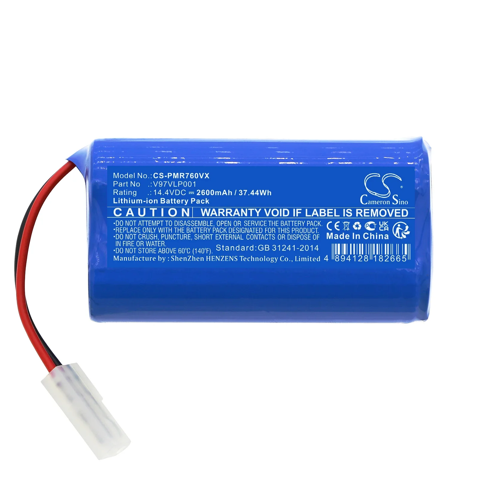 Аккумулятор для пылесоса для Panasonic V97VLP001 MC-8R76C 8R76D RS753 RS755 WRC53, емкость 2600 мАч/37,44wh, цвет синий, Вольт 14,40 в
Аккумулятор для пылесоса для Panasonic V97VLP001 MC-8R76C 8R76D RS753 RS755 WRC53, емкость 2600 мАч/37,44wh, цвет синий, Вольт 14,40 в
