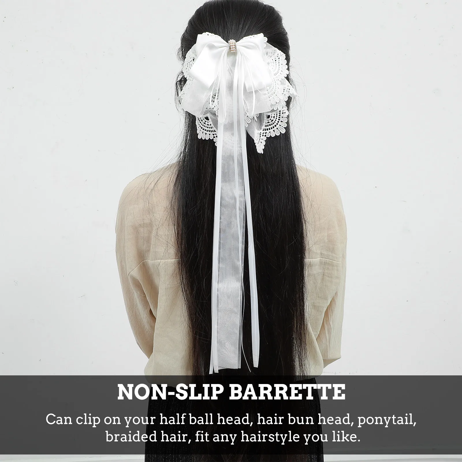 Oversize Bow Knot Hair Clips for Women Non-Slip Barrette Hairstyle Holder for Ponytail Bun Braided Hair Lolita Hairpin
Oversize Bow Knot Hair Clips for Women Non-Slip Barrette Hairstyle Holder for Ponytail Bun Braided Hair Lolita Hairpin