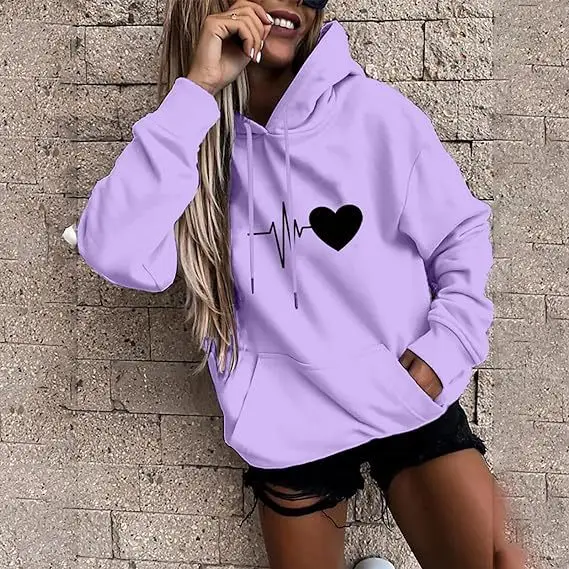 Lazy Style Sportswear Pullover Polyester Cotton Shirt Hoodie Casual Womens Harajuku Hoodie Womens Sweater
Lazy Style Sportswear Pullover Polyester Cotton Shirt Hoodie Casual Womens Harajuku Hoodie Womens Sweater