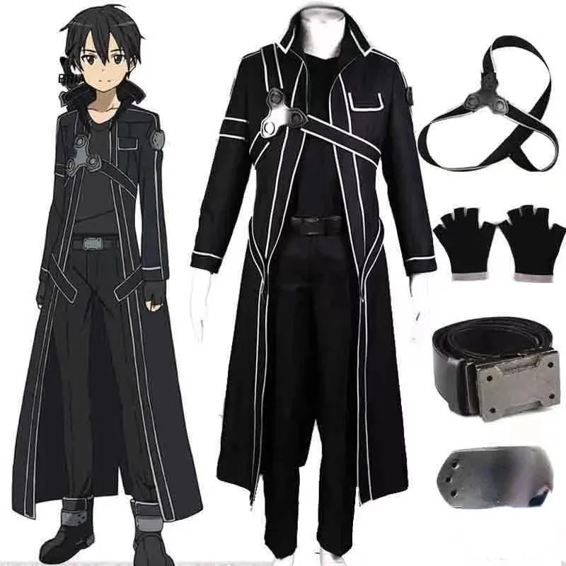 2025 New Anime Sword Art Online Cosplay Kirito Kazuto Kirigaya Jacket Halloween Costumes Robe Suit Wig Party A Uniform
2025 New Anime Sword Art Online Cosplay Kirito Kazuto Kirigaya Jacket Halloween Costumes Robe Suit Wig Party A Uniform