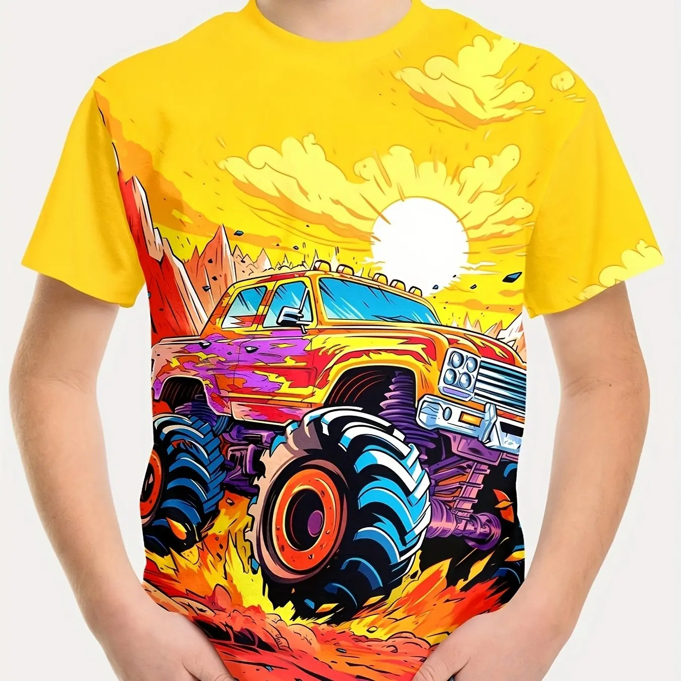 Kids Clothes Boys Tshirt Short Sleeve Trucks Print Children Summer Clothes Casual Cartoon Round Neck Girls Clothing Tops Shirts
Kids Clothes Boys Tshirt Short Sleeve Trucks Print Children Summer Clothes Casual Cartoon Round Neck Girls Clothing Tops Shirts