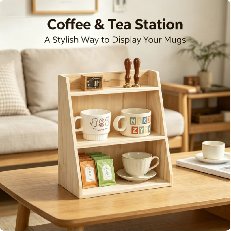 Retro Multi Layer Solid Wood Desktop Organizer Multifunctional Storage Holder for Makeup Cosmetics Cup Home Desk Decor
Retro Multi Layer Solid Wood Desktop Organizer Multifunctional Storage Holder for Makeup Cosmetics Cup Home Desk Decor