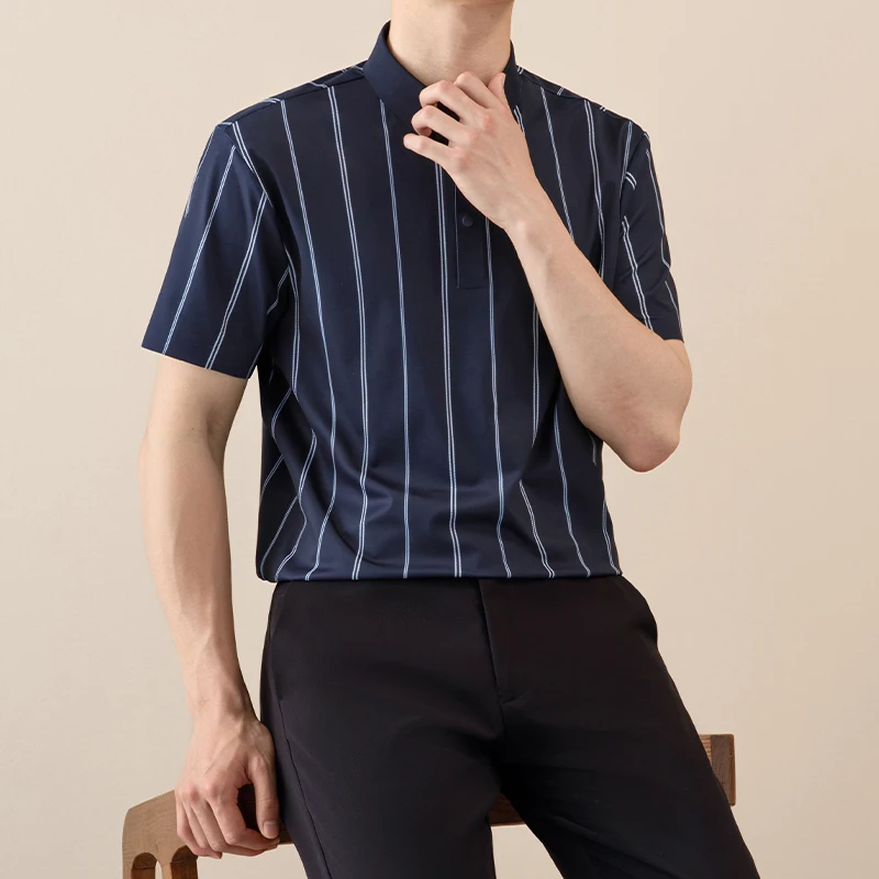 Men's Polo Shirt Fashion Striped Comfortable Top Quality Brand Casual Men's T-Shirt
Men's Polo Shirt Fashion Striped Comfortable Top Quality Brand Casual Men's T-Shirt