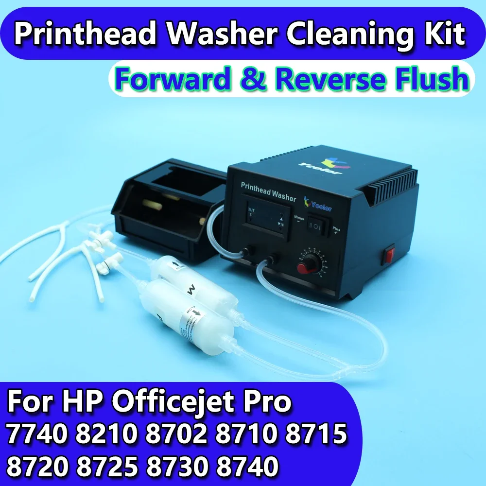Printer Cleaning Machine Device Clean Unclog Head Block Printhead Washer Cleaner Kit For HP 7740 8210 8702 8710 952 953 954 955
Printer Cleaning Machine Device Clean Unclog Head Block Printhead Washer Cleaner Kit For HP 7740 8210 8702 8710 952 953 954 955
