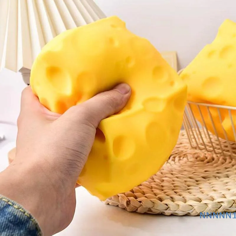 Jumbo Cheese Cube Slow Rising Stress Squeeze Toy for Anxiety Relief Home Classroom Use
Jumbo Cheese Cube Slow Rising Stress Squeeze Toy for Anxiety Relief Home Classroom Use
