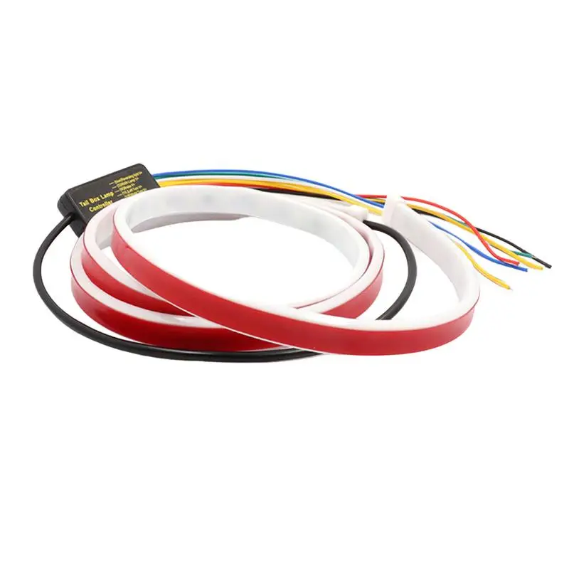 12V LED Car Rear Decoration Light Colorful Car Rear Tail Light Brake Turn Signal Light Strip Perfect Car Decoration Light
12V LED Car Rear Decoration Light Colorful Car Rear Tail Light Brake Turn Signal Light Strip Perfect Car Decoration Light