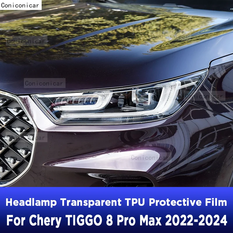 Car Headlight Protection Transparent Repair Anti-Scratch Protective Film TPU Stickers For CHERY TIGGO 8 Pro Max 2022-2024
Car Headlight Protection Transparent Repair Anti-Scratch Protective Film TPU Stickers For CHERY TIGGO 8 Pro Max 2022-2024