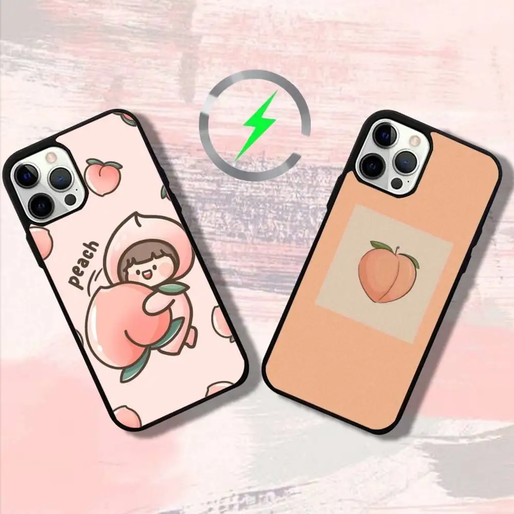 Cute Cartoon Peach Phone Case For iPhone 17,16,15,14,13,12,11,Pro,Max,Plus,Mini,SE4,E Magnetic Magsafe Wireless Charging
Cute Cartoon Peach Phone Case For iPhone 17,16,15,14,13,12,11,Pro,Max,Plus,Mini,SE4,E Magnetic Magsafe Wireless Charging