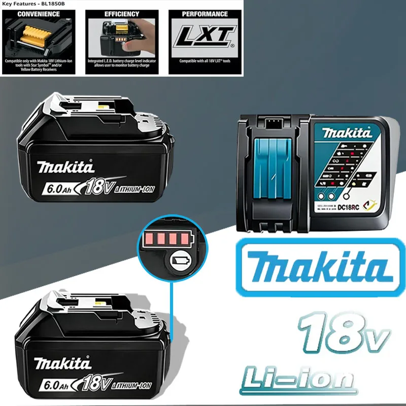 100% genuine Makita 18V rechargeable lithium battery, suitable for all use scenarios where a battery replacement is needed.
100% genuine Makita 18V rechargeable lithium battery, suitable for all use scenarios where a battery replacement is needed.